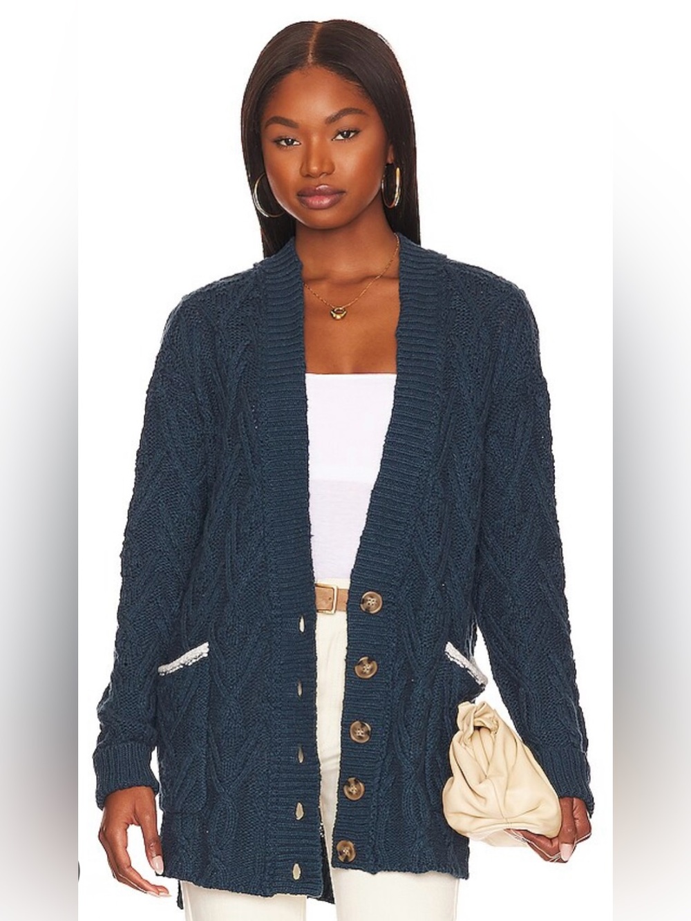 Free People Montana Cable Cardi